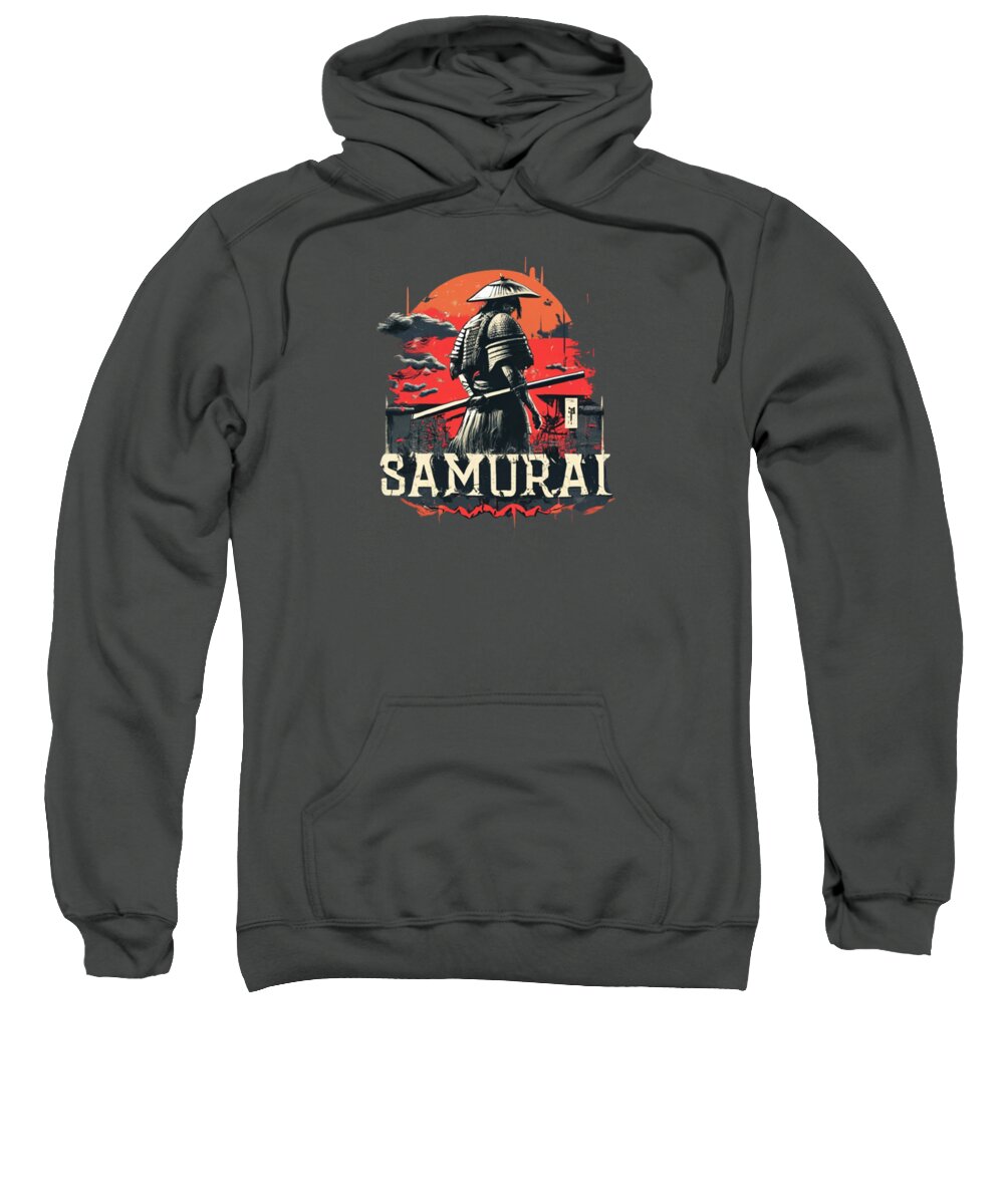 Samurai Warrior Vintage Sunset - Sweatshirt