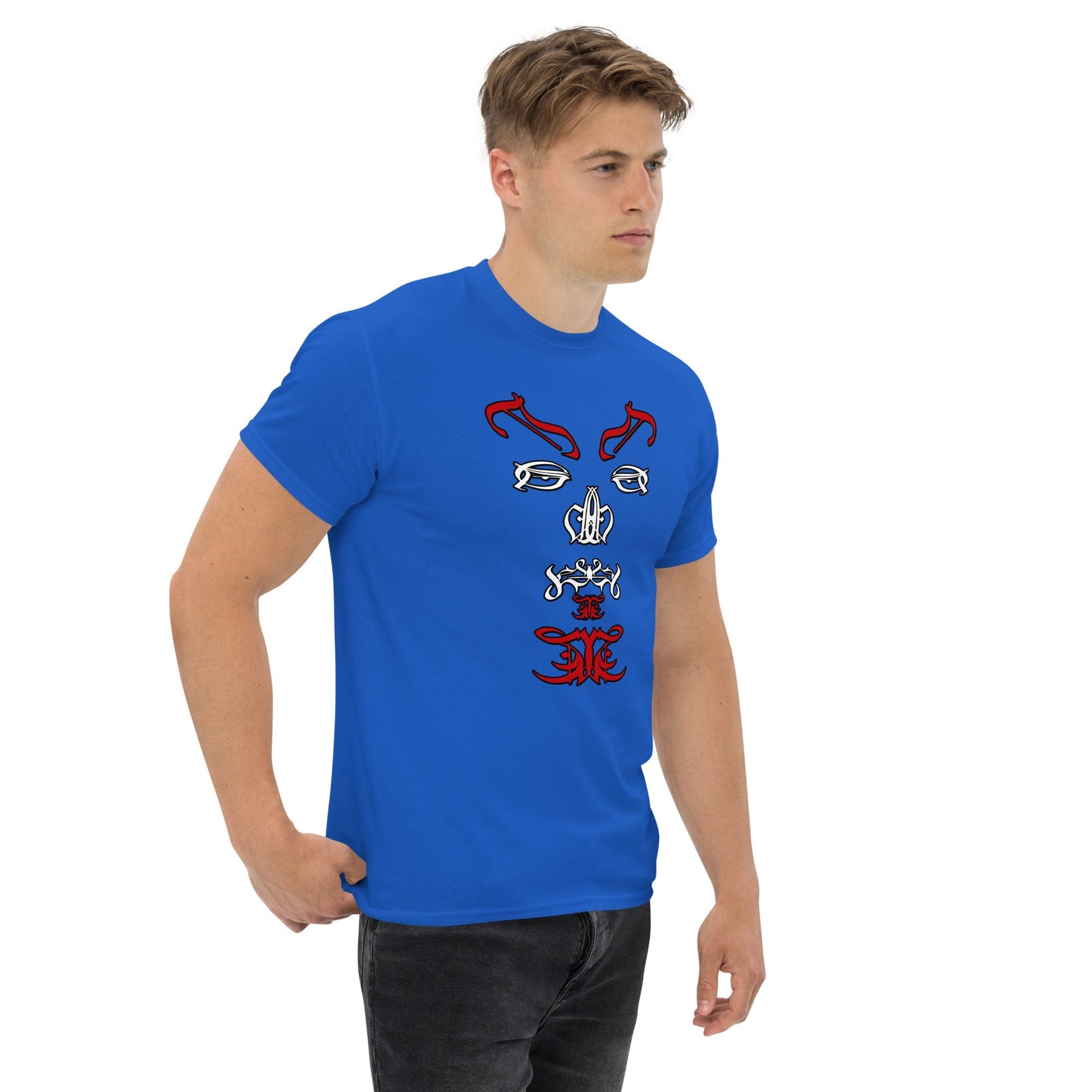 Satan Typographic Face T-shirt