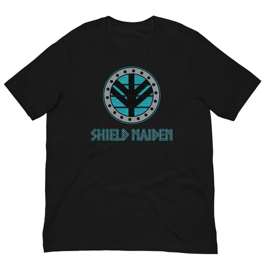 Shield maiden T-shirt Black / XS
