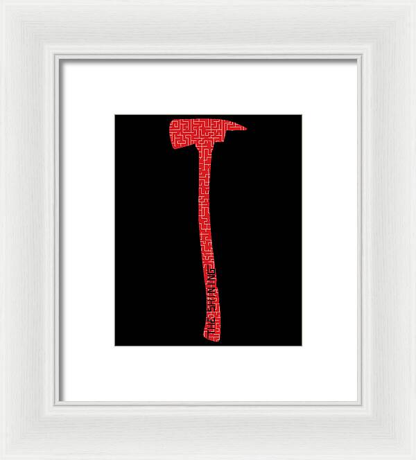 Shining Axe - Framed Print