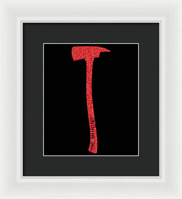 Shining Axe - Framed Print