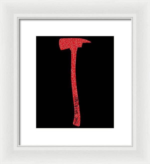 Shining Axe - Framed Print