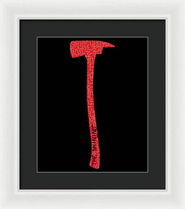 Shining Axe - Framed Print