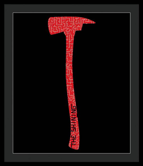 Shining Axe - Framed Print