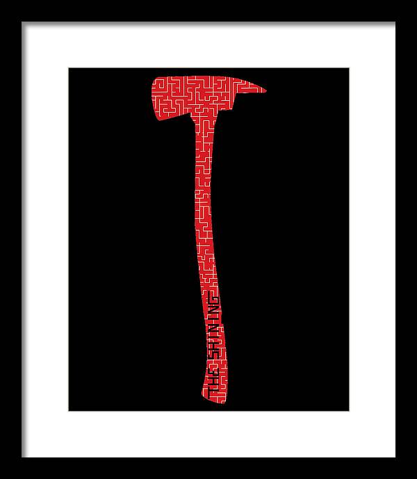Shining Axe - Framed Print