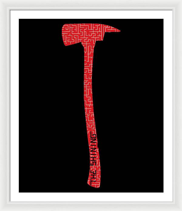 Shining Axe - Framed Print