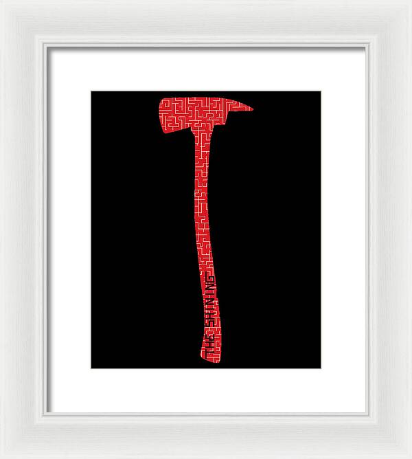 Shining Axe - Framed Print