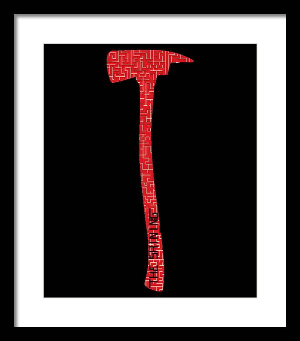 Shining Axe - Framed Print