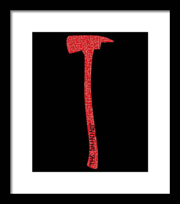 Shining Axe - Framed Print