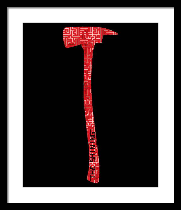 Shining Axe - Framed Print