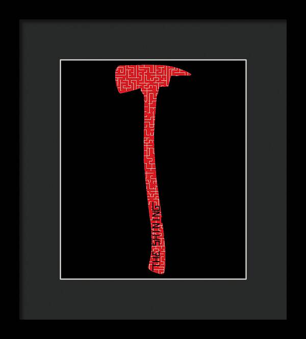 Shining Axe - Framed Print