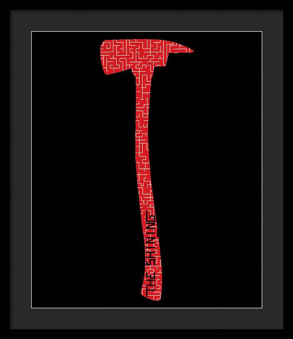 Shining Axe - Framed Print