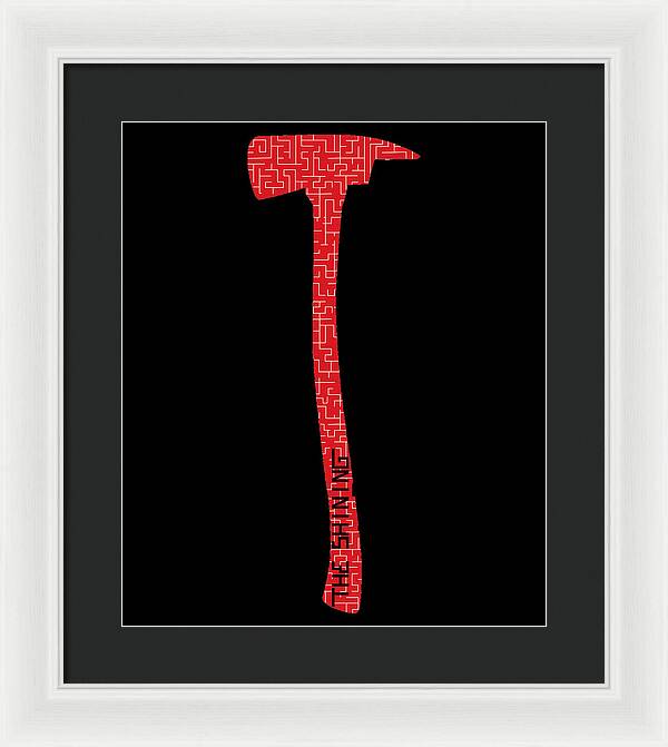 Shining Axe - Framed Print
