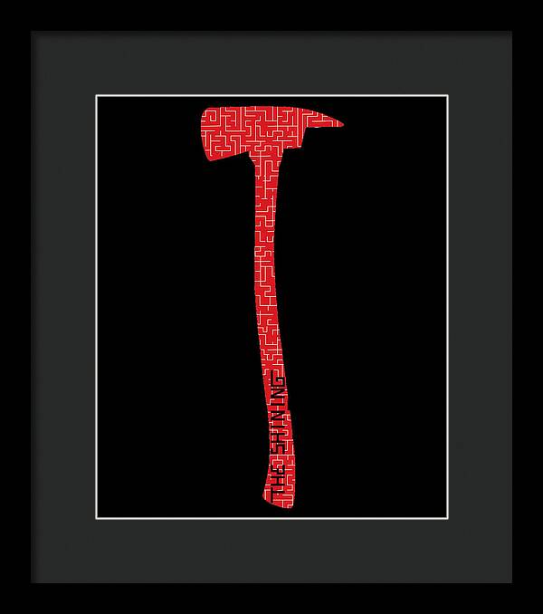 Shining Axe - Framed Print