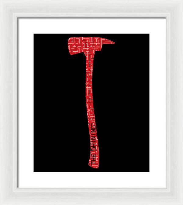 Shining Axe - Framed Print