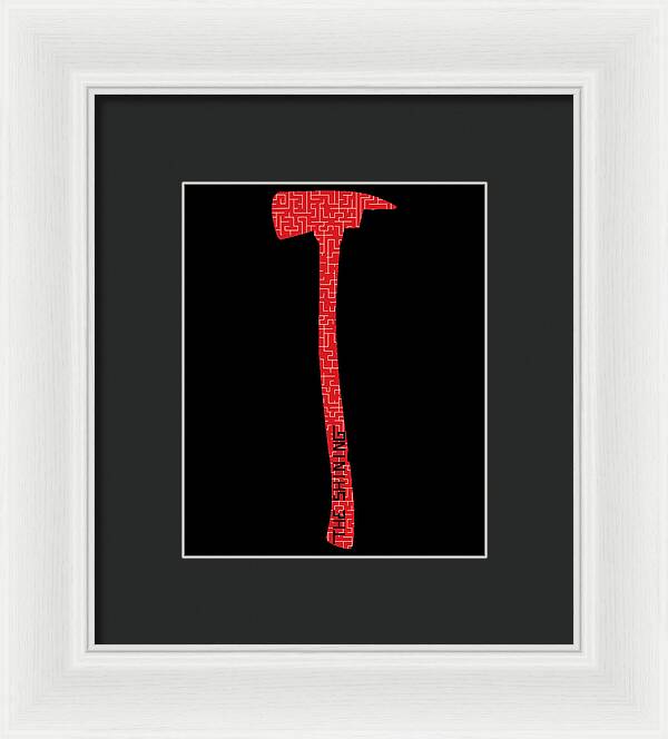 Shining Axe - Framed Print