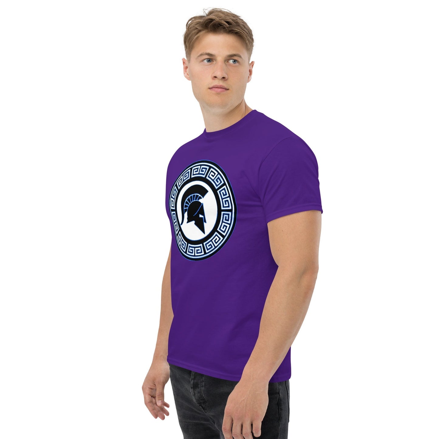 Scar Design T shirt Spartan Warrior Shield T-shirt