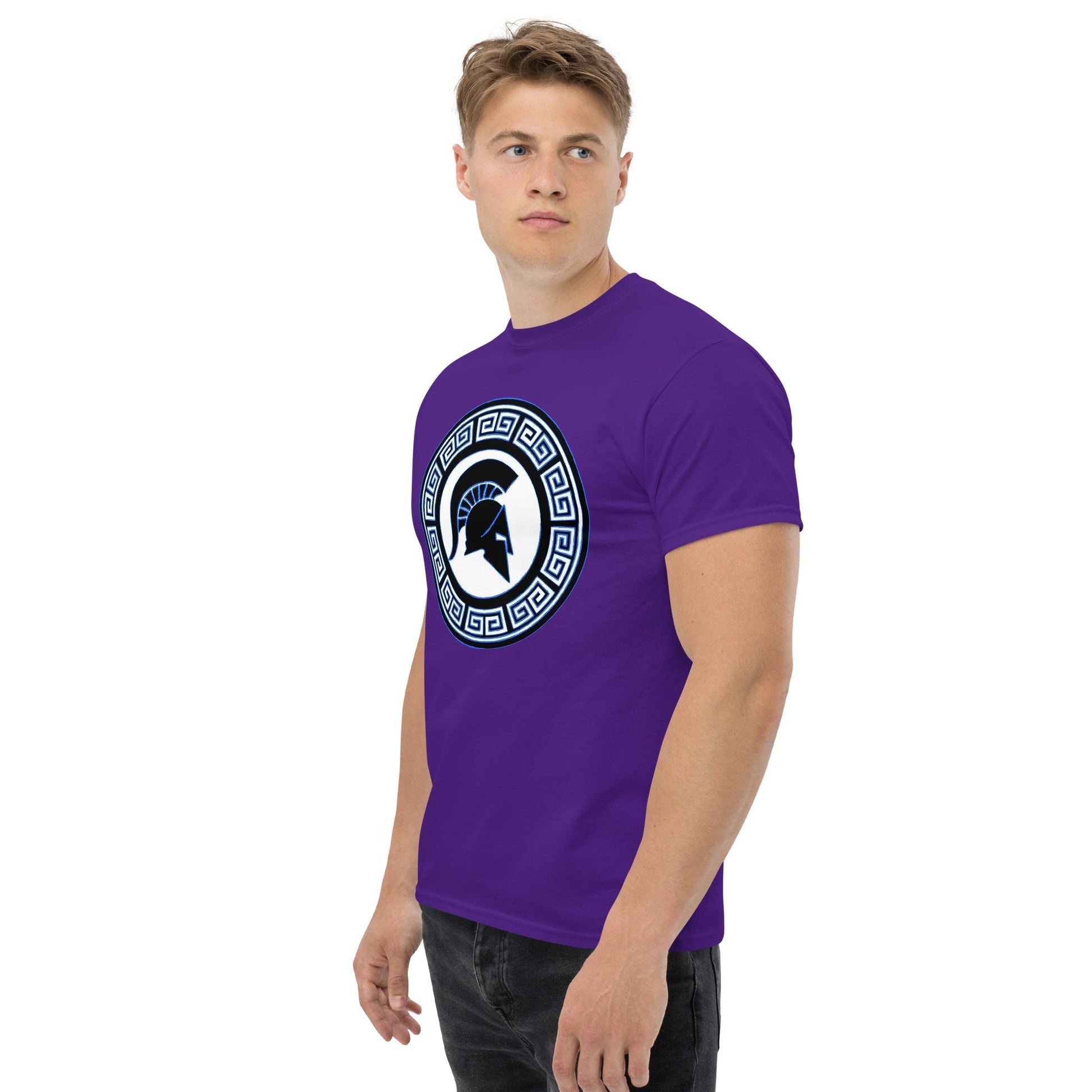 Scar Design T shirt Spartan Warrior Shield T-shirt