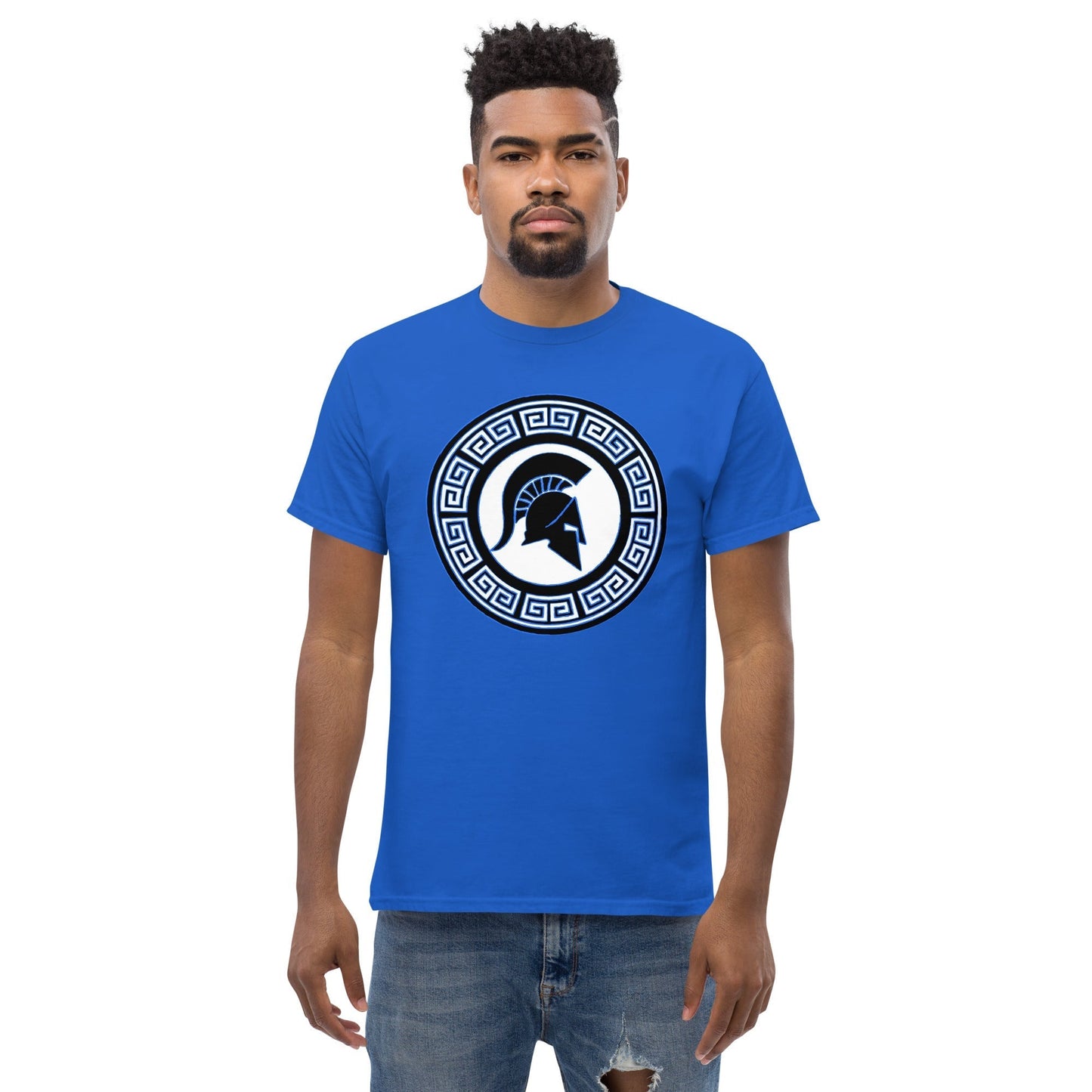 Scar Design T shirt Spartan Warrior Shield T-shirt