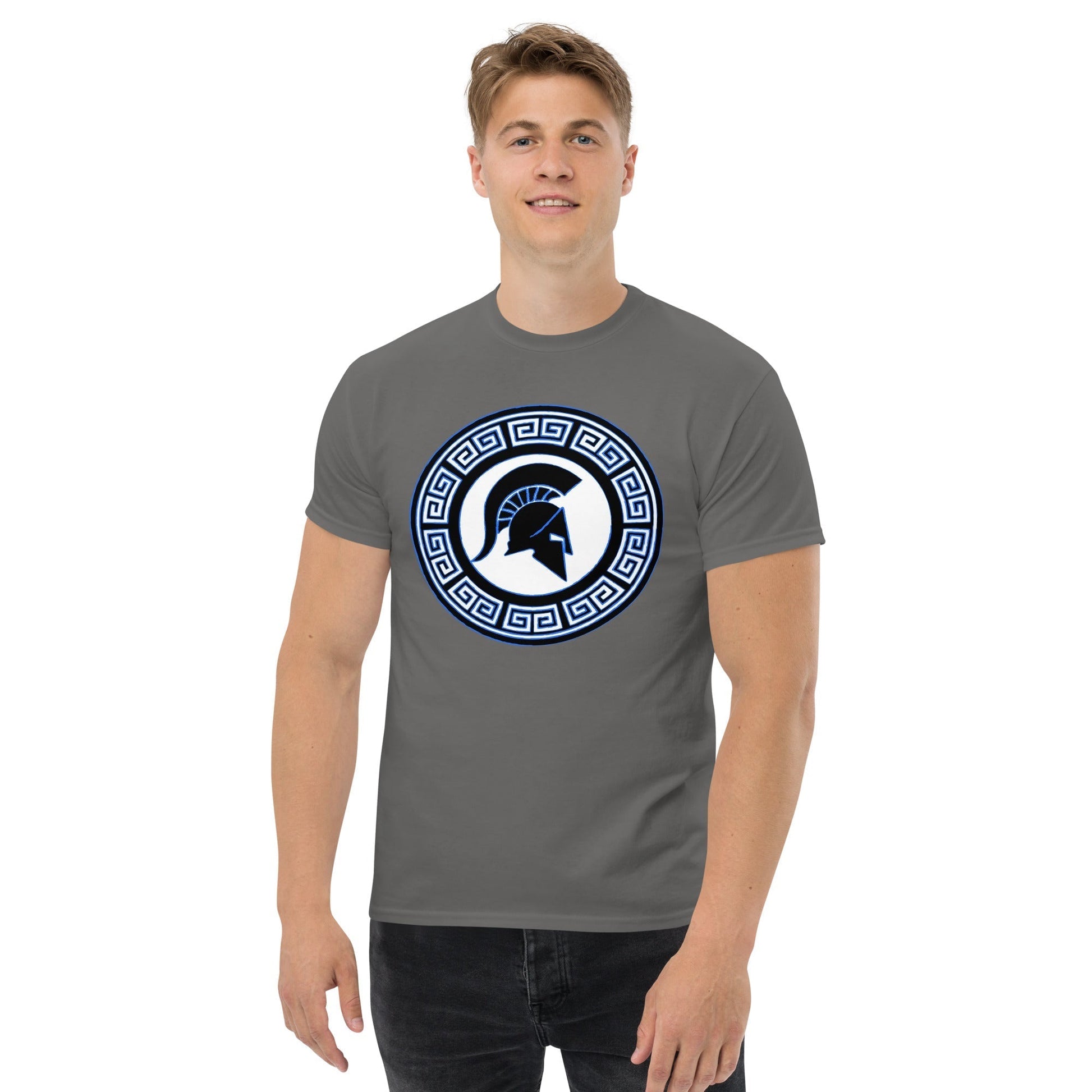 Scar Design T shirt Spartan Warrior Shield T-shirt