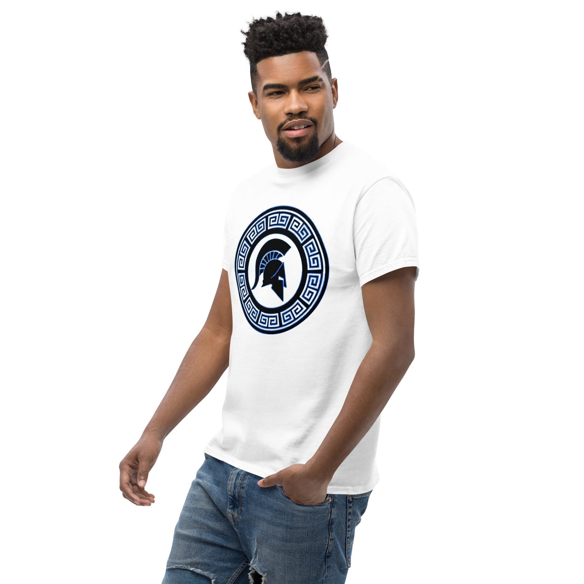 Scar Design T shirt Spartan Warrior Shield T-shirt