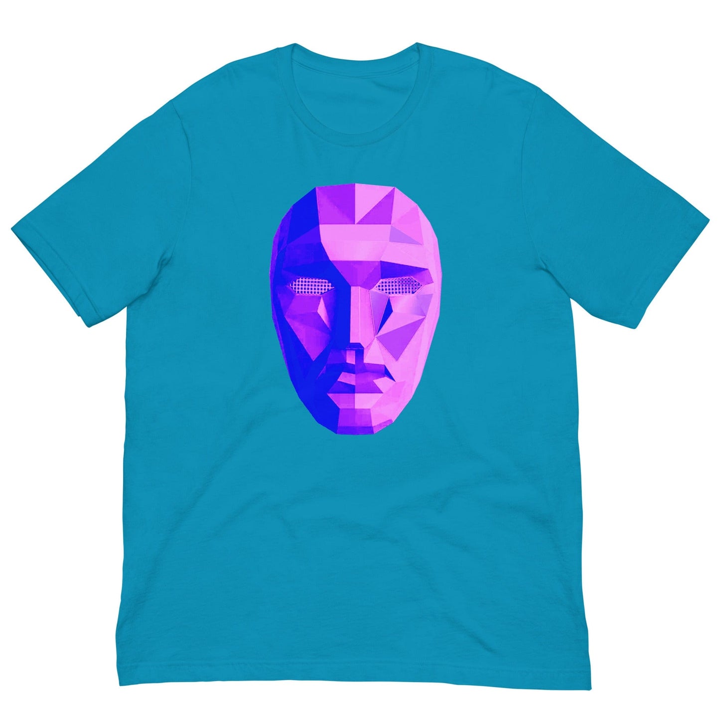 Squid Game Mask T-Shirt – Bold, Iconic Tee Korean drama Fans Aqua / S