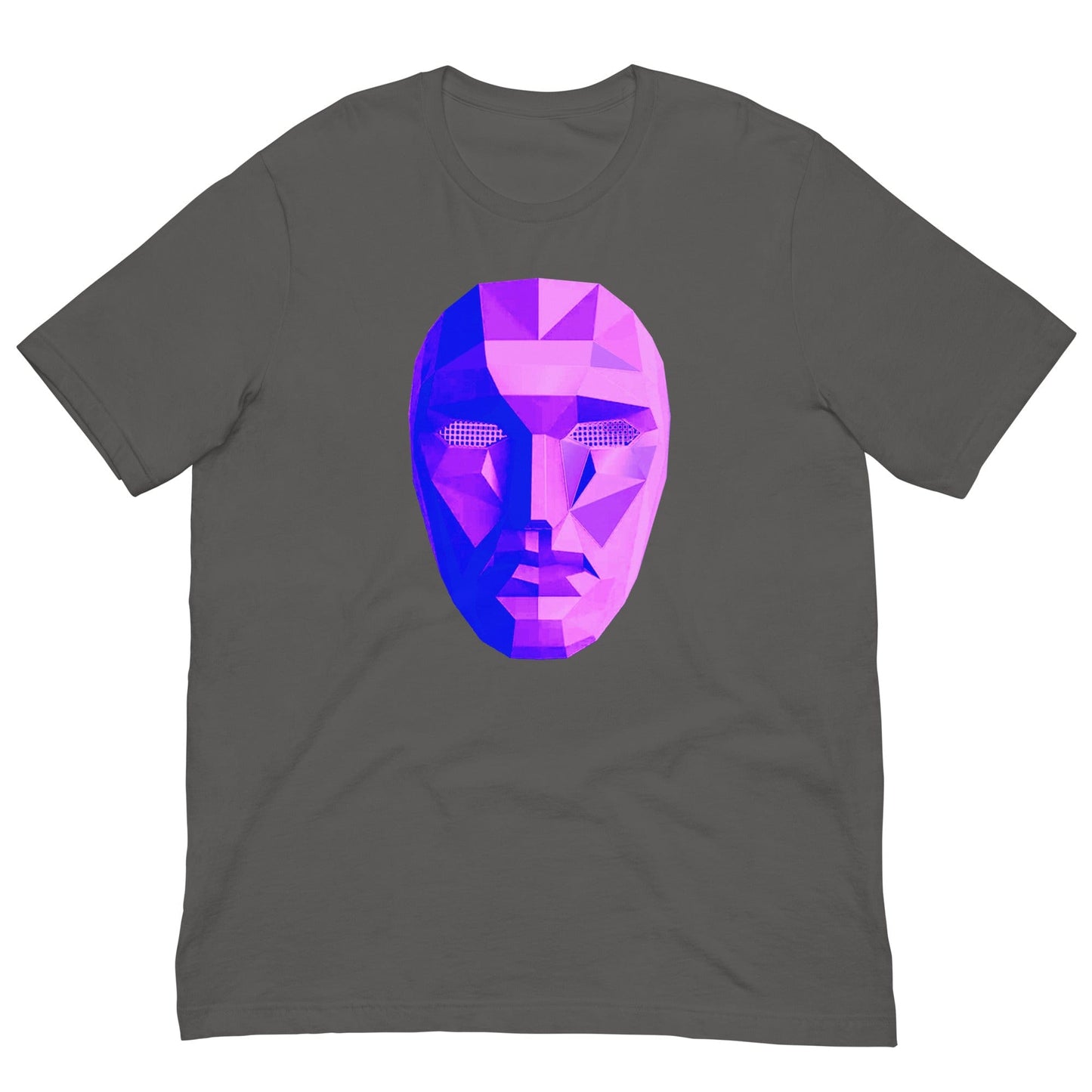 Squid Game Mask T-Shirt – Bold, Iconic Tee Korean drama Fans Asphalt / S