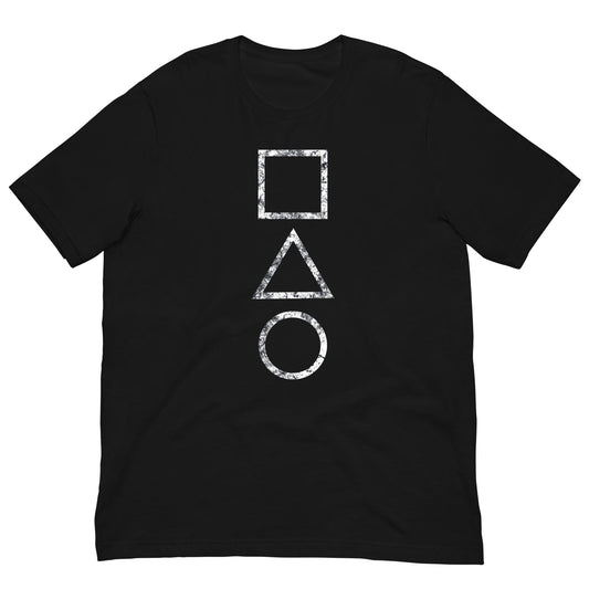 Squid shapes T-shirt Black / XS