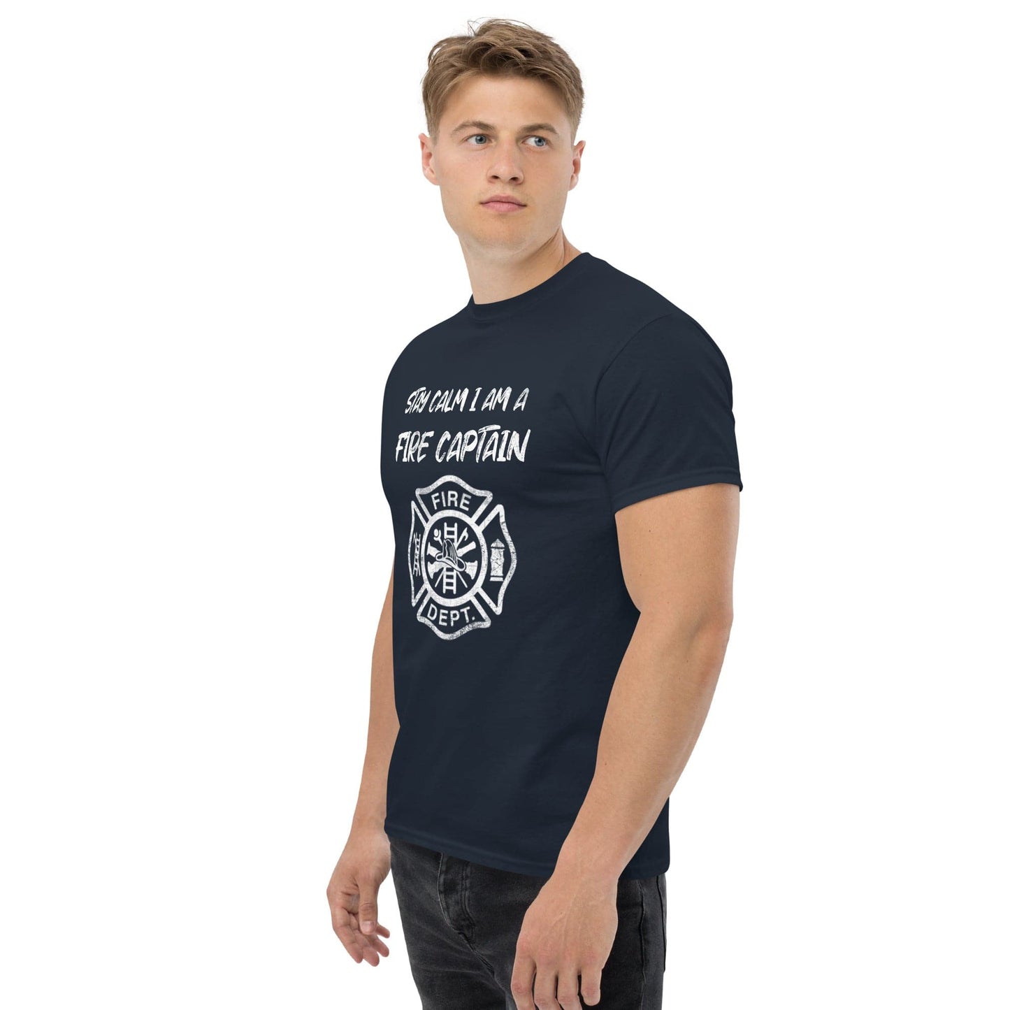 Stay Calm Fire Captain T-shirt