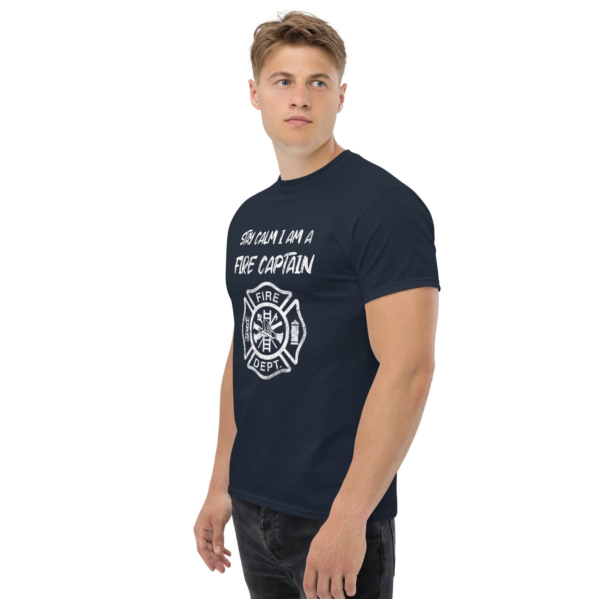 Stay Calm Fire Captain T-shirt
