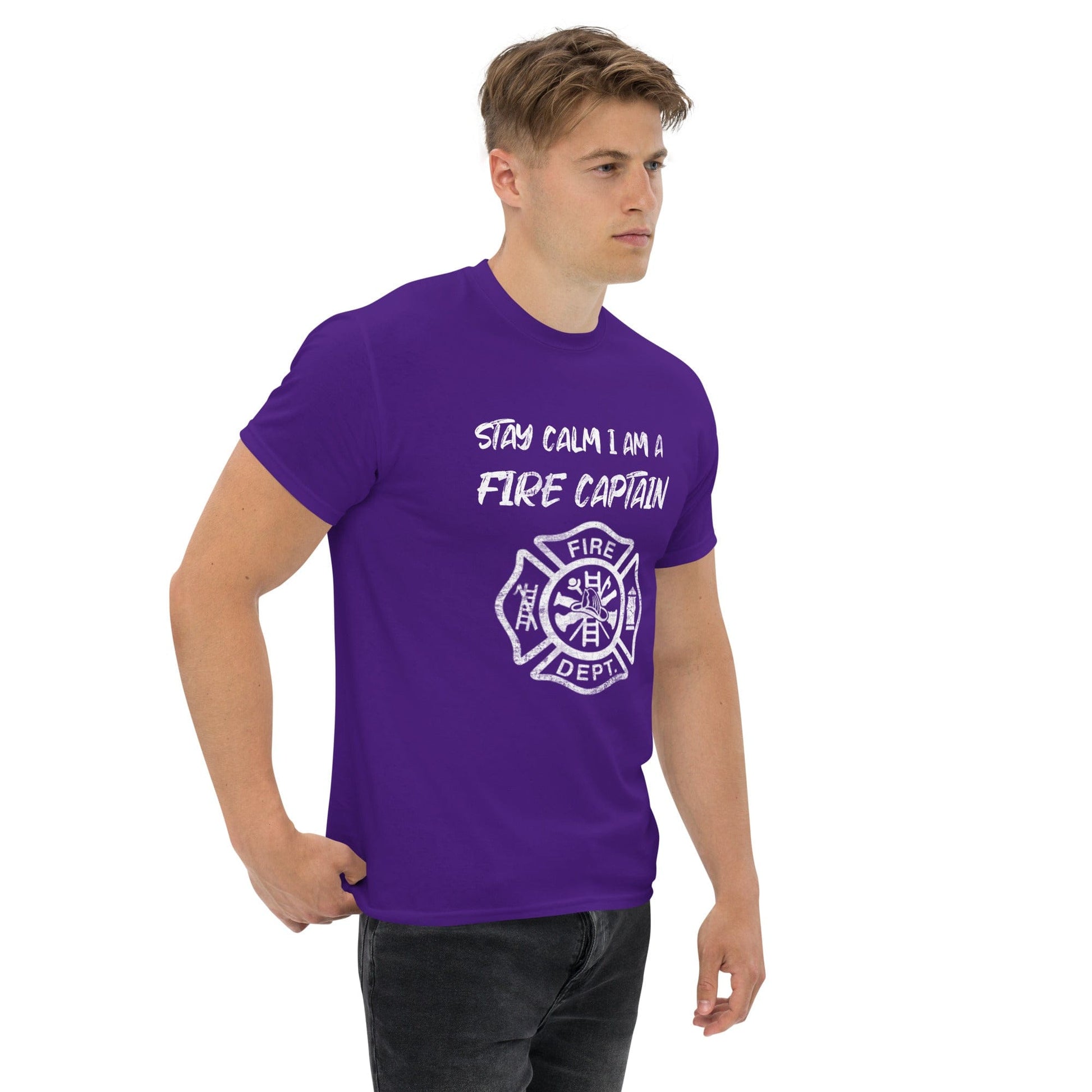 Stay Calm Fire Captain T-shirt