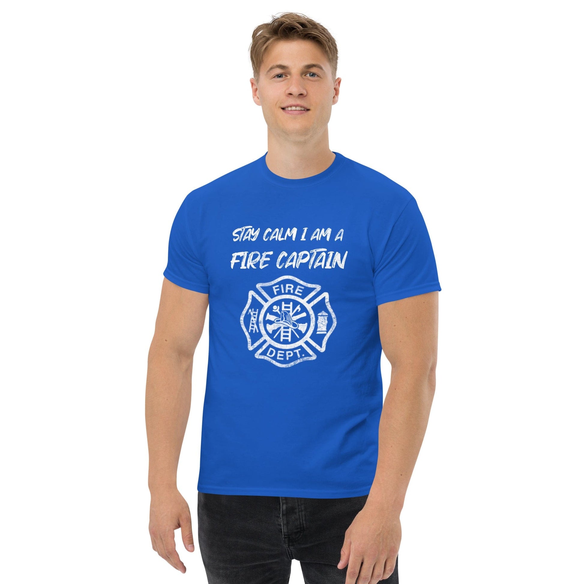 Stay Calm Fire Captain T-shirt