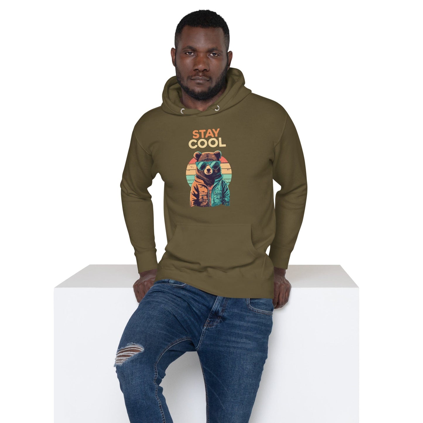 Stay Cool Teddy Bear Hoodie