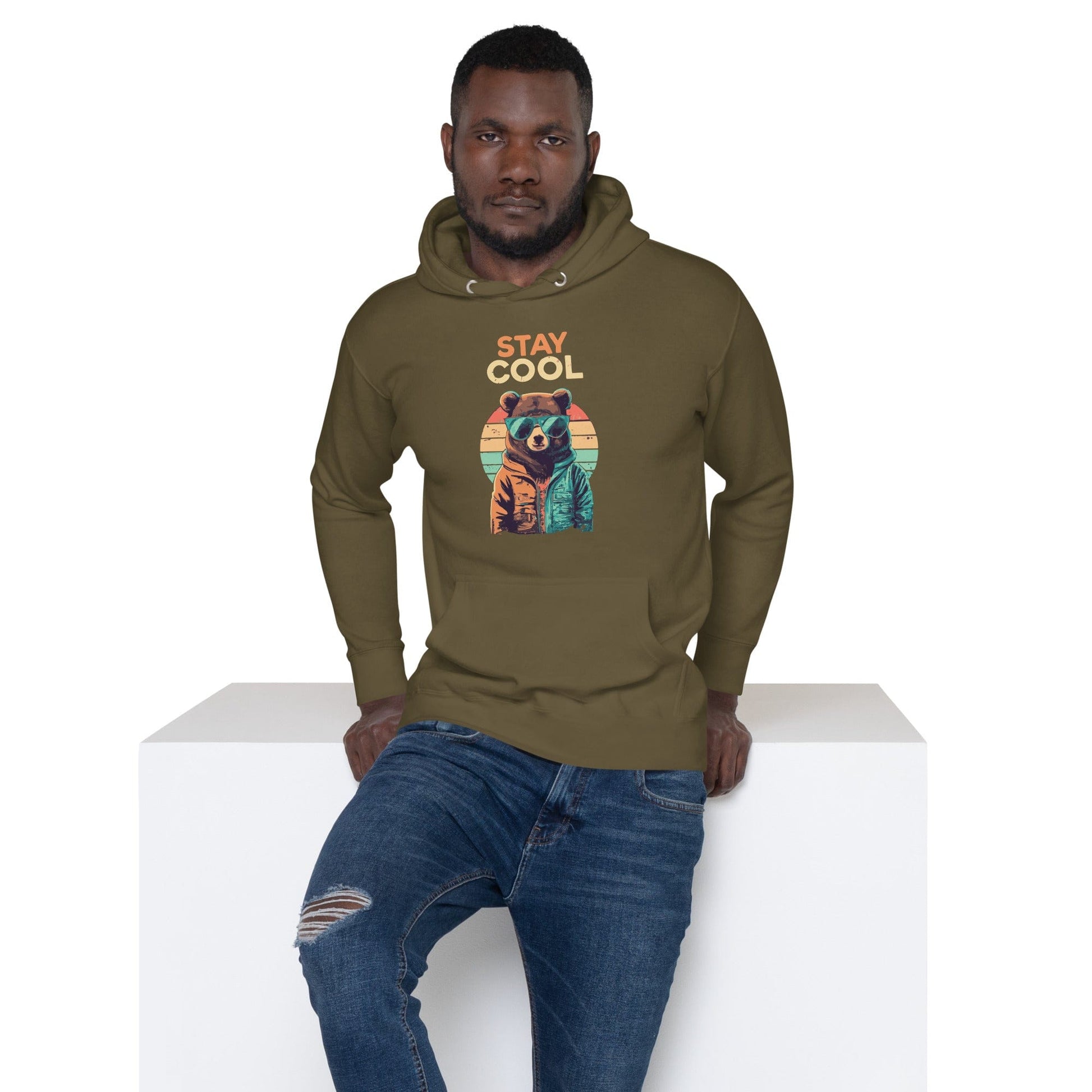 Stay Cool Teddy Bear Hoodie