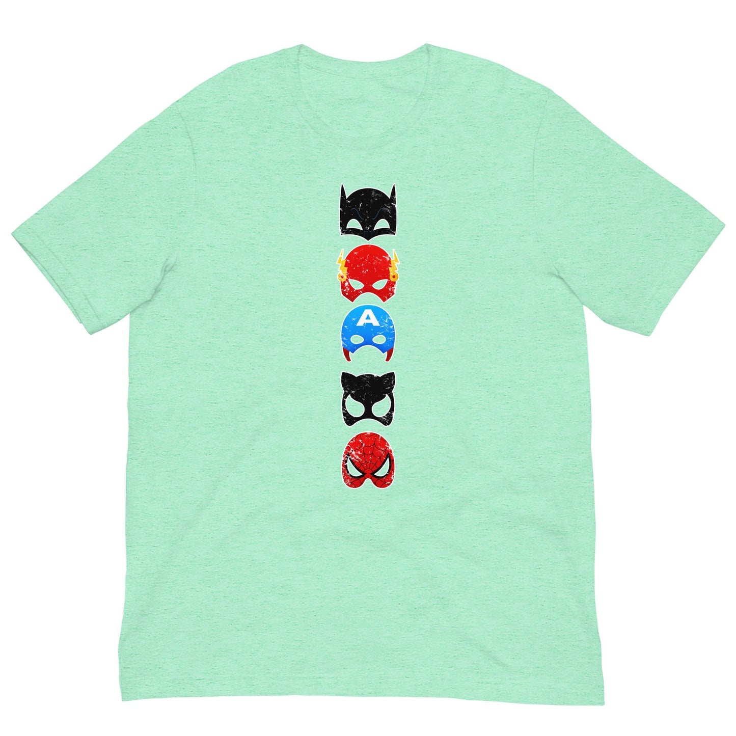 Superheroes T-shirt Heather Mint / S