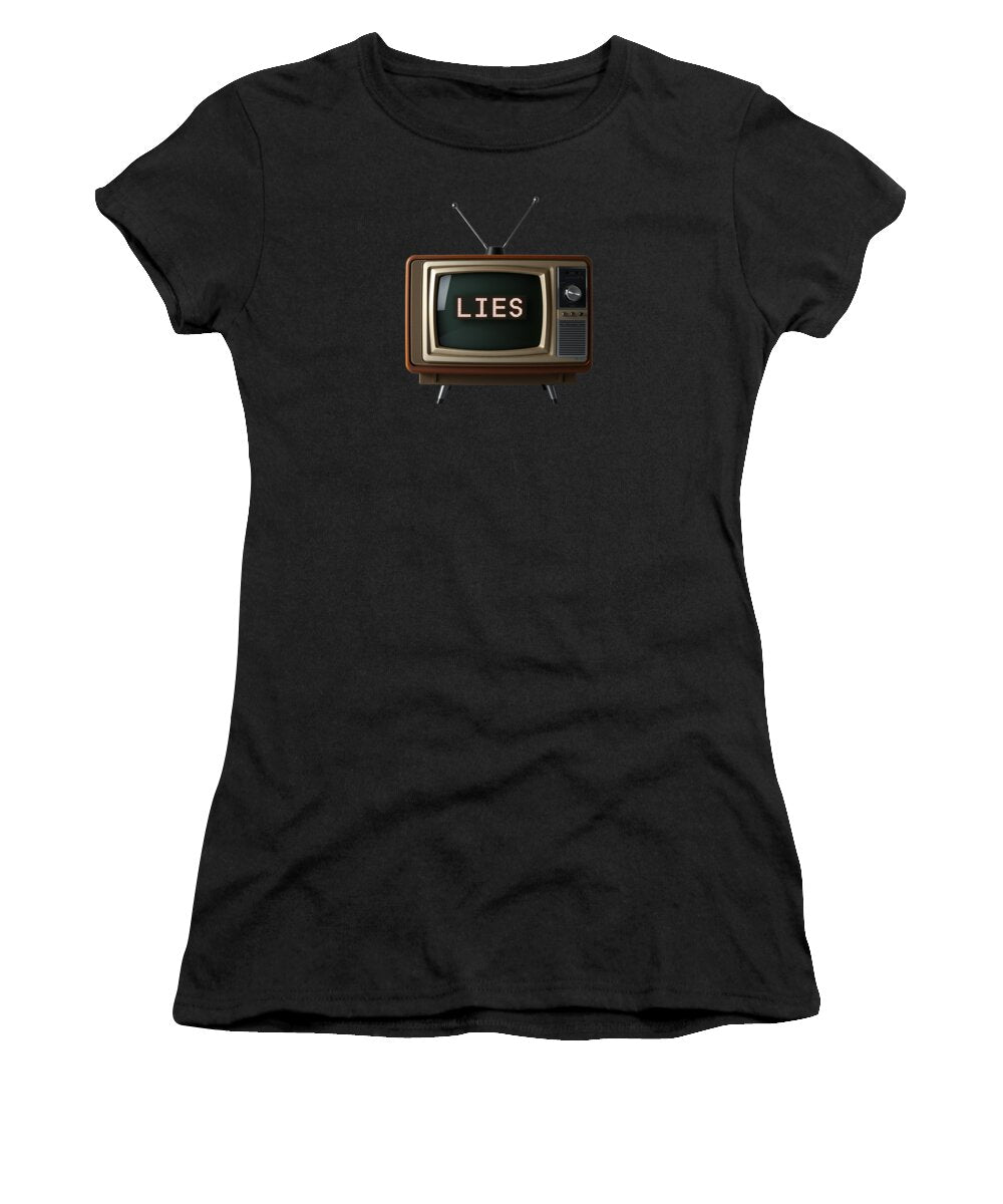 Television Lies - Women's T-Shirt