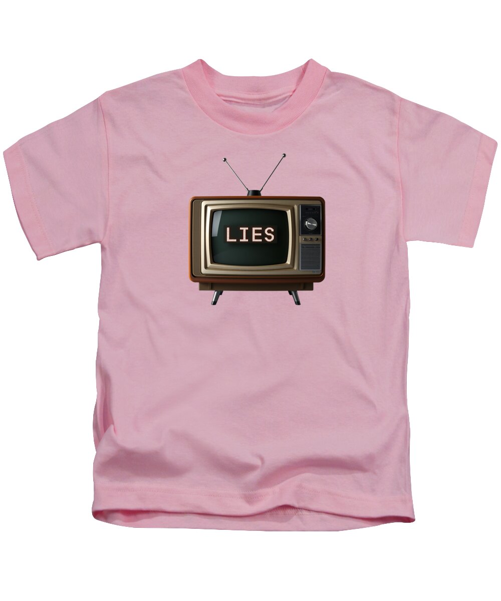 Television Lies - Kids T-Shirt
