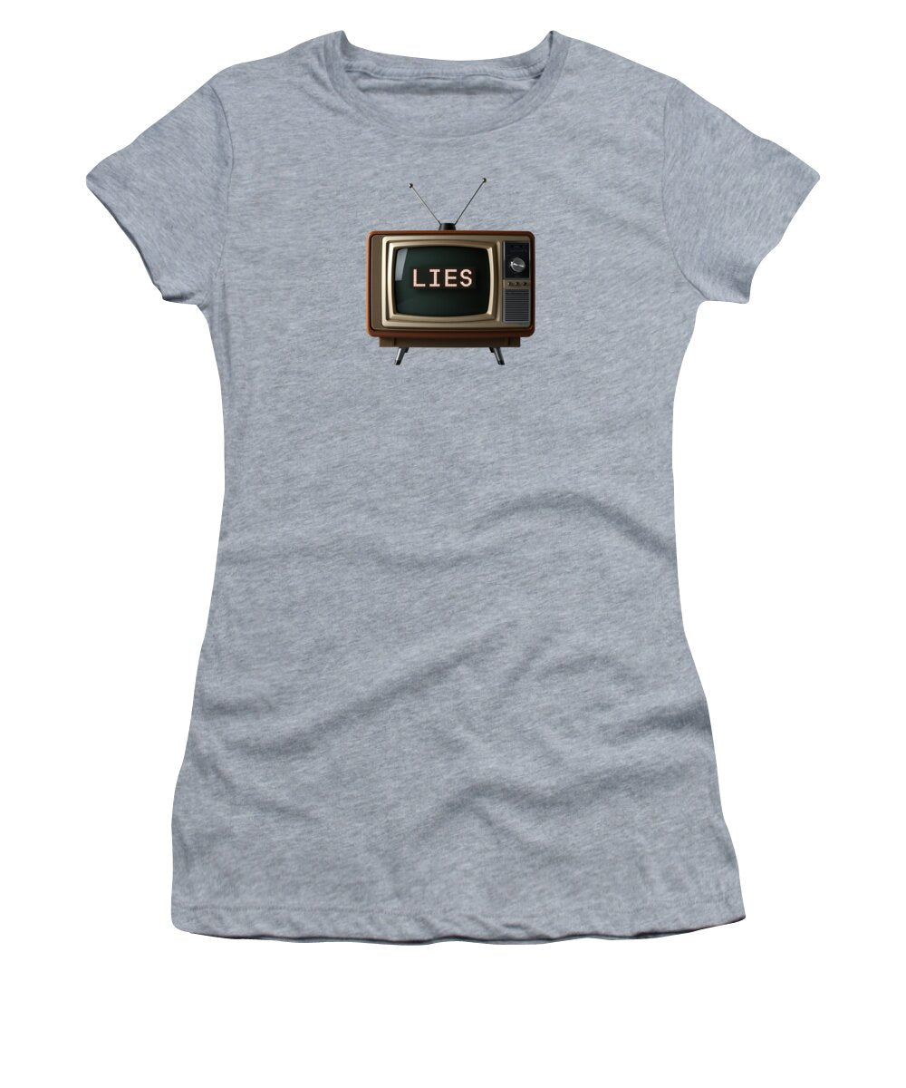 Television Lies - Women's T-Shirt