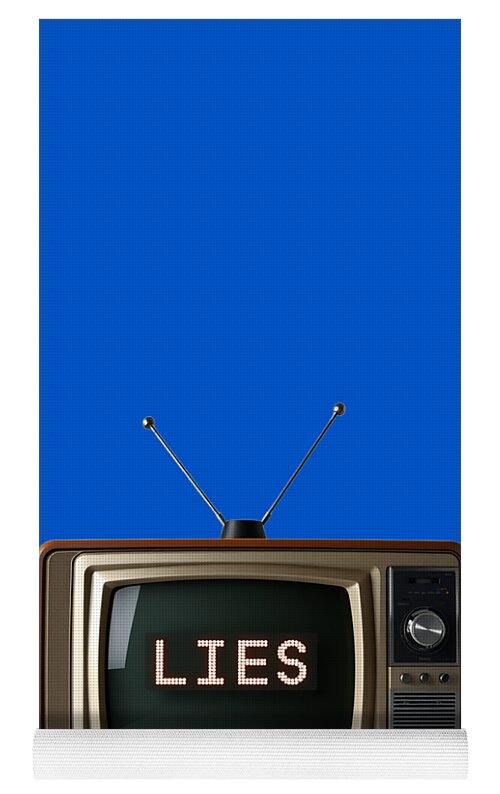 Television Lies - Yoga Mat