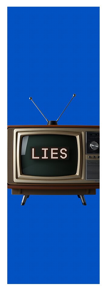 Television Lies - Yoga Mat
