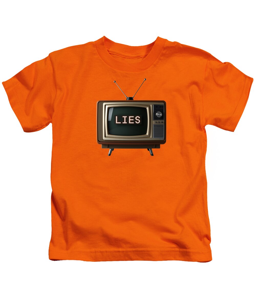 Television Lies - Kids T-Shirt