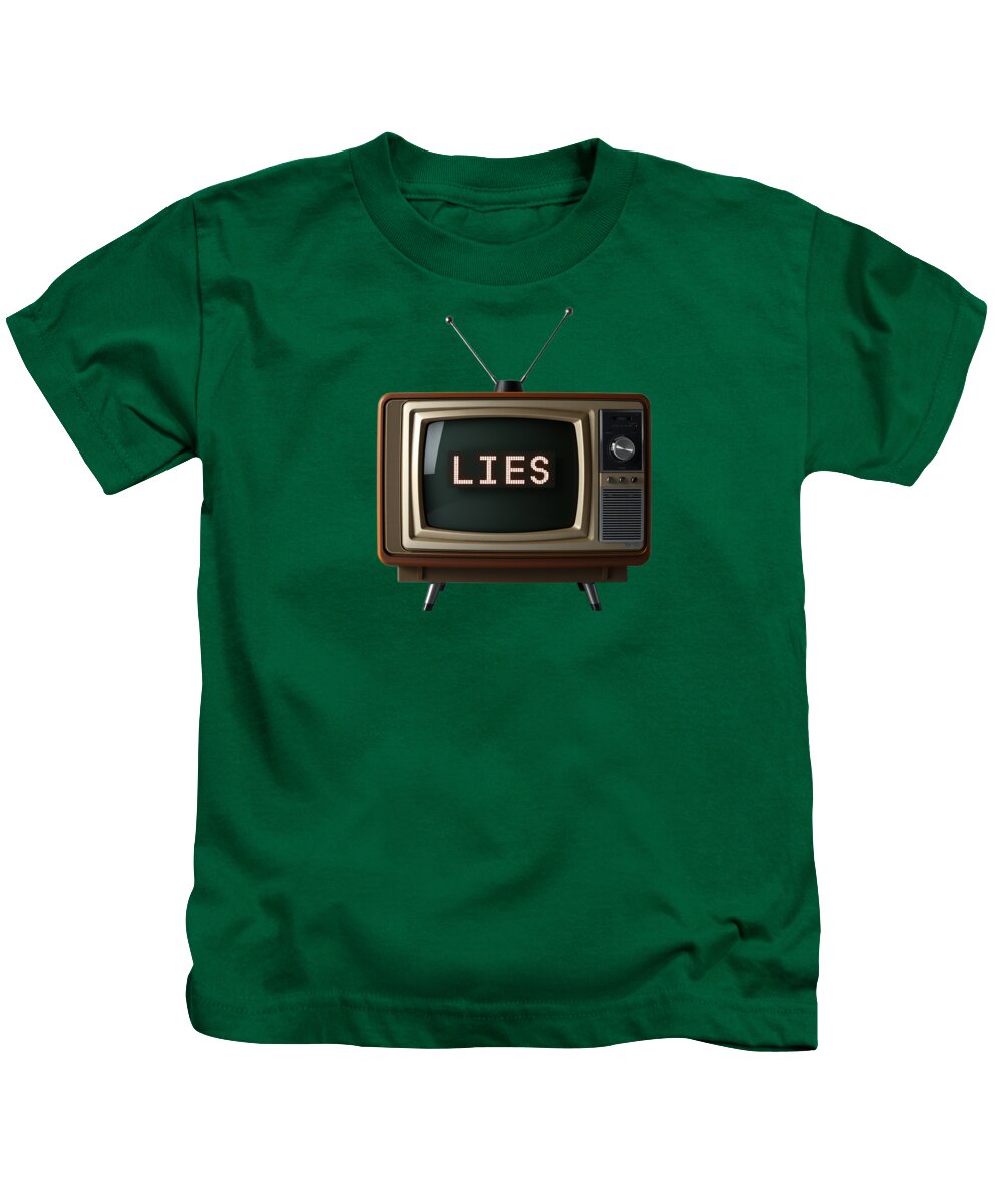 Television Lies - Kids T-Shirt