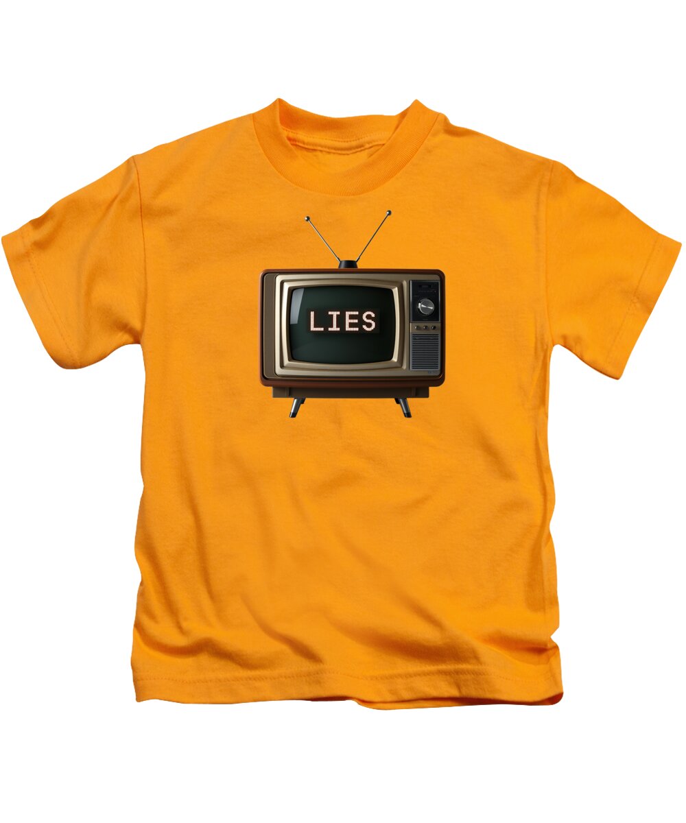 Television Lies - Kids T-Shirt