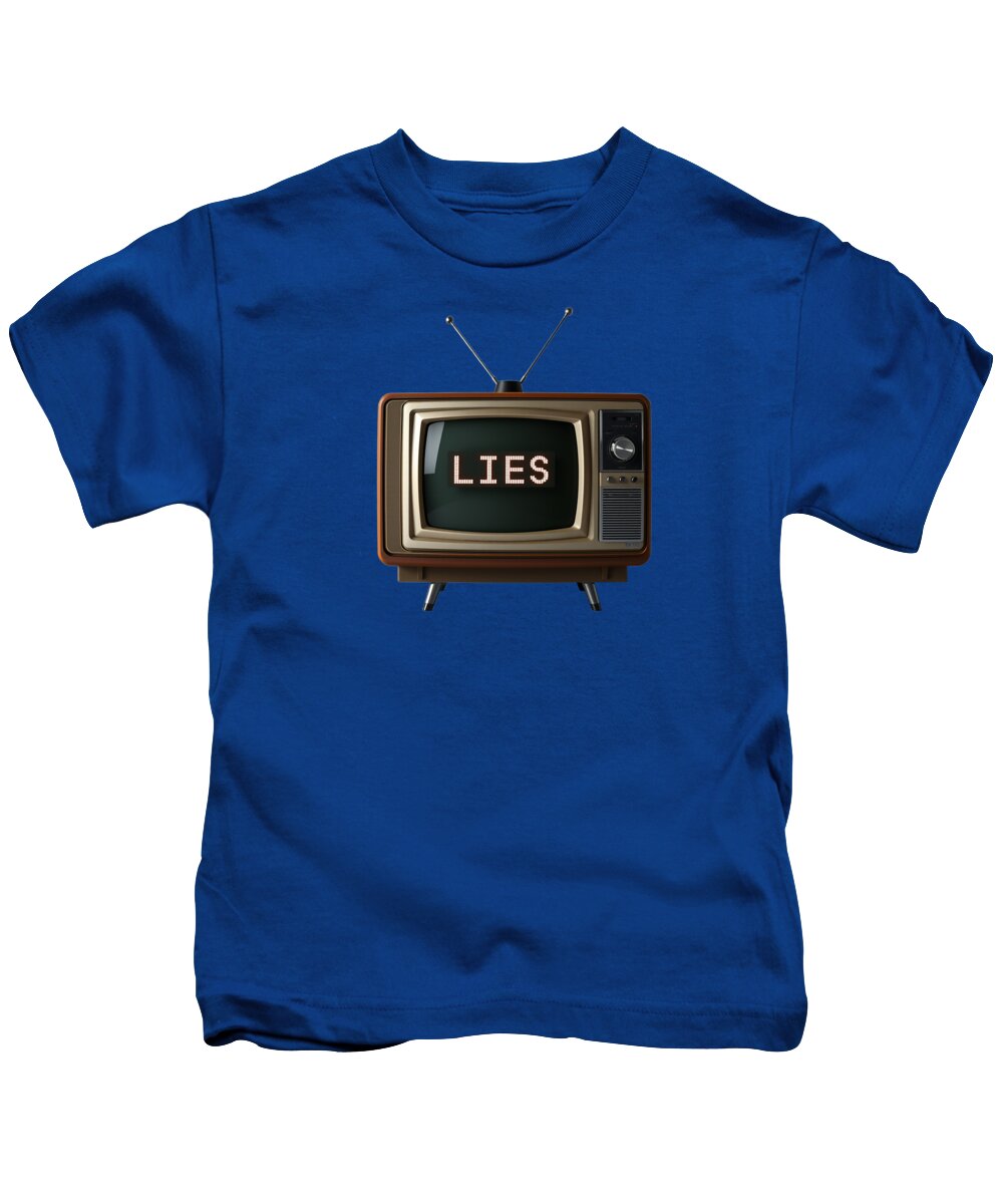 Television Lies - Kids T-Shirt