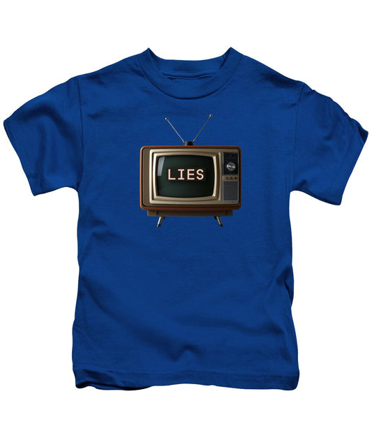 Television Lies - Kids T-Shirt