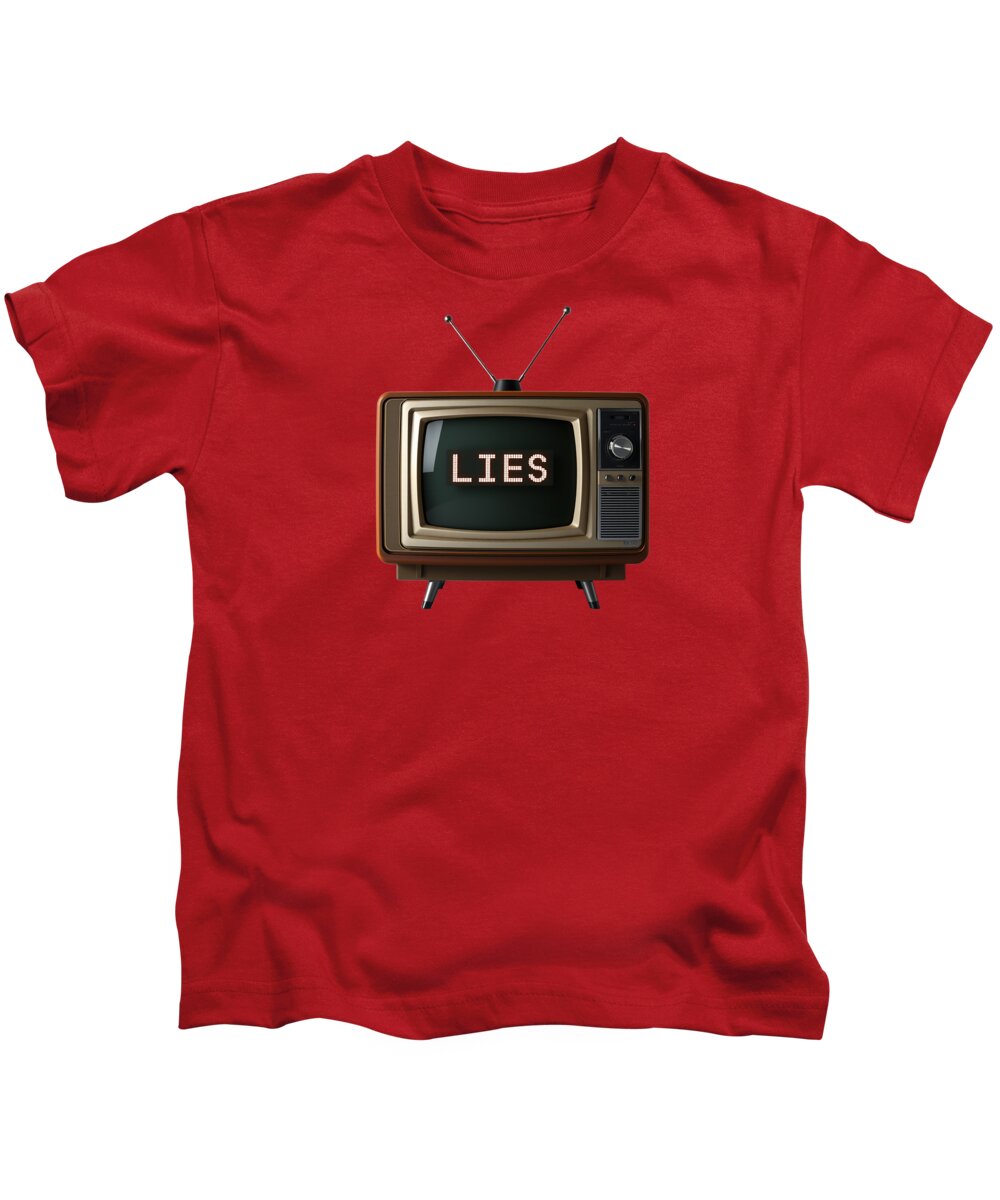 Television Lies - Kids T-Shirt