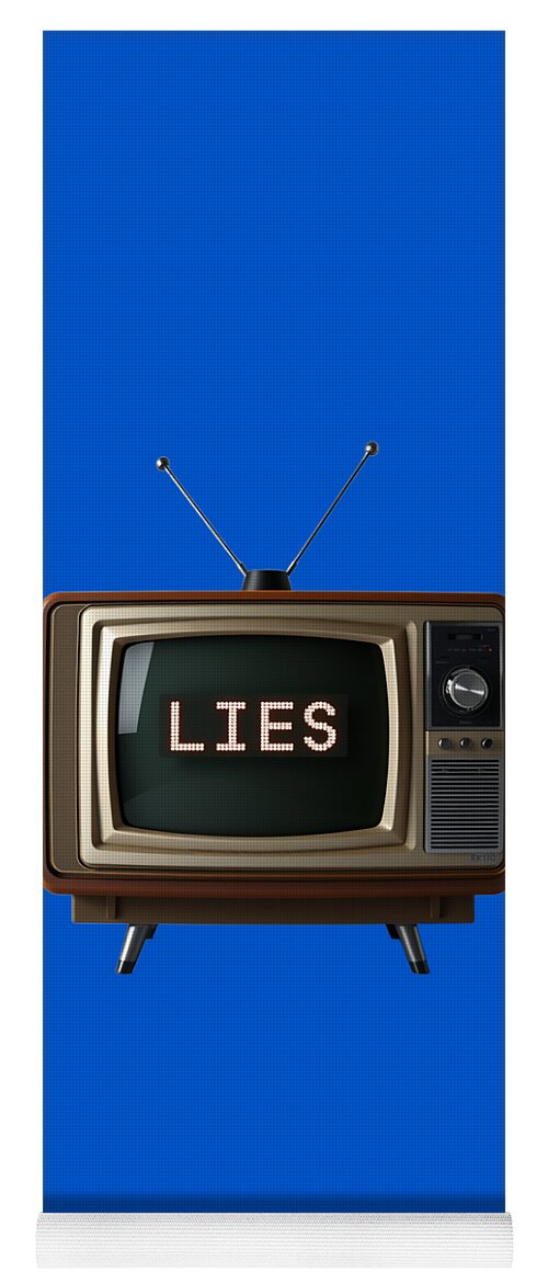 Television Lies - Yoga Mat