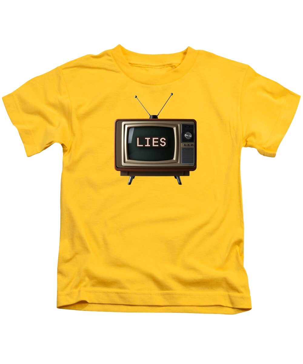 Television Lies - Kids T-Shirt