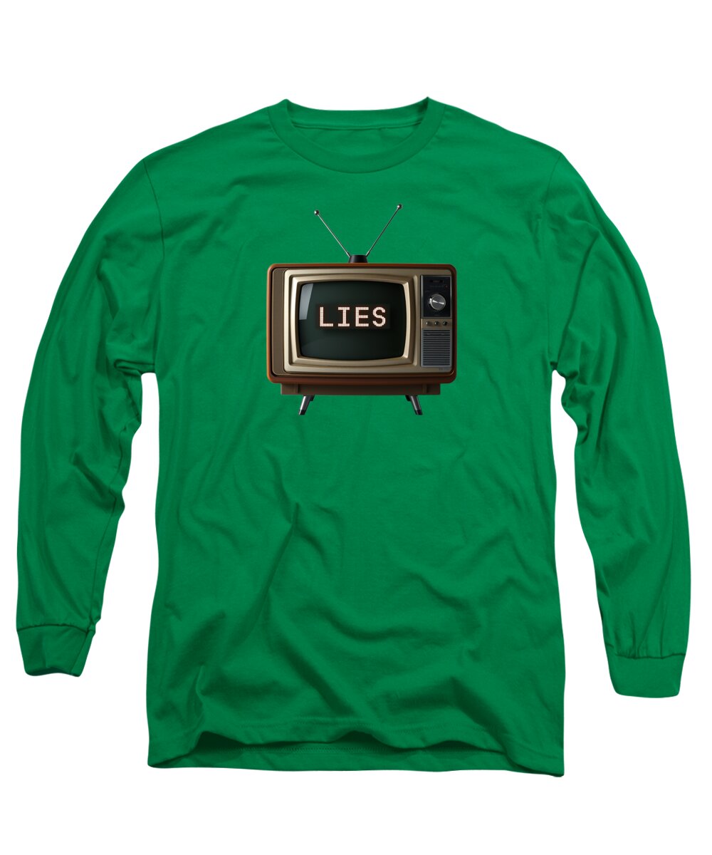 Television Lies - Long Sleeve T-Shirt