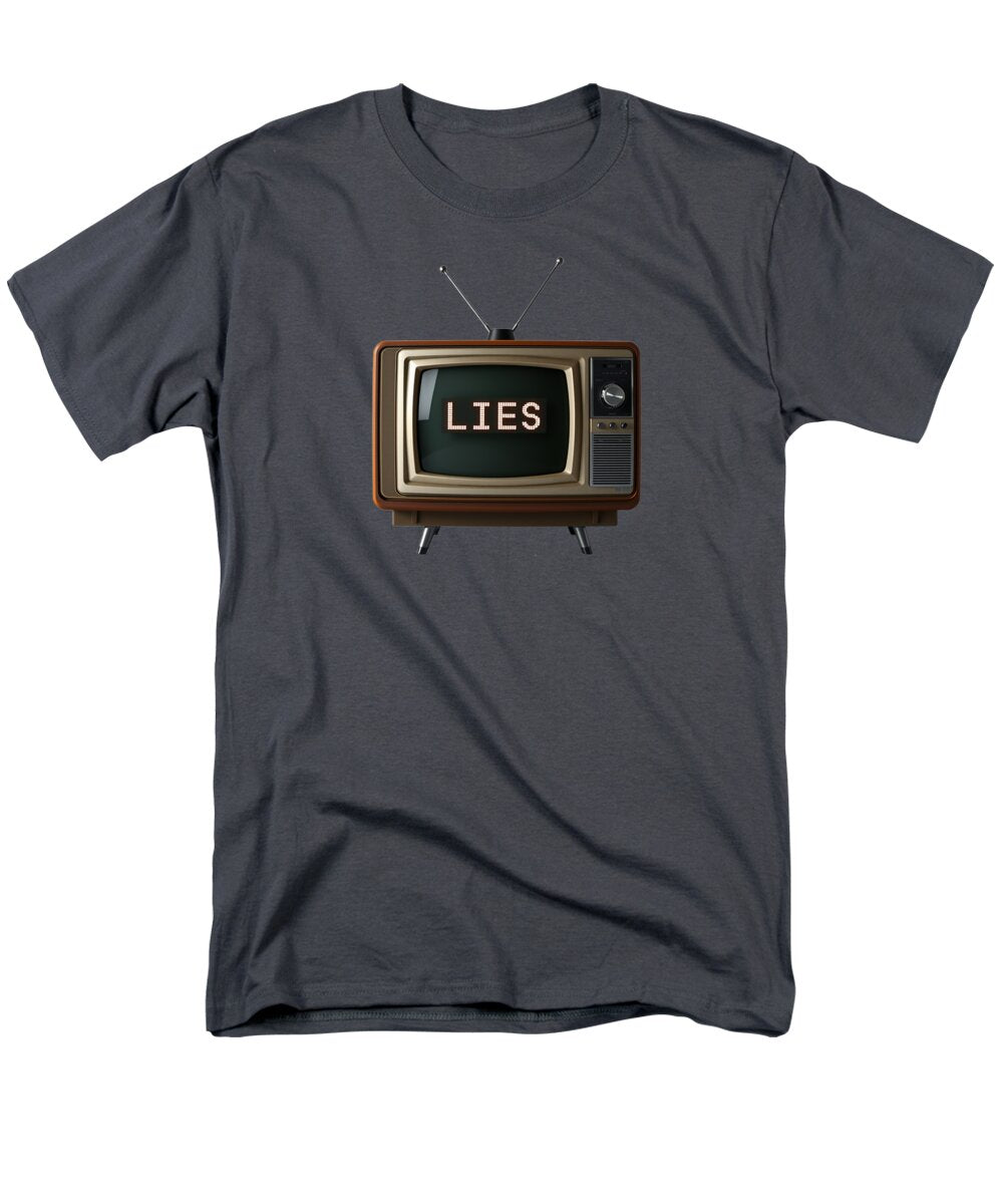 Television Lies - Men's T-Shirt (Regular Fit)